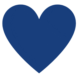 Blue And White Love Emoji  GIF