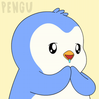 Blue And White Penguin Pengu GIF