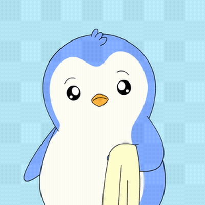 Blue And White Penguin Saying I'm Done GIF