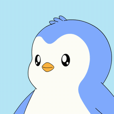 Blue And White Penguin With Red Tongue GIF