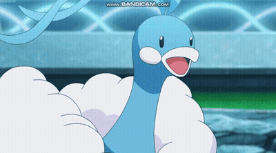 Blue And White Pokemon With Bandicam Watermark GIF