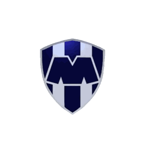 Blue And White Shield With M And Stars Sticker