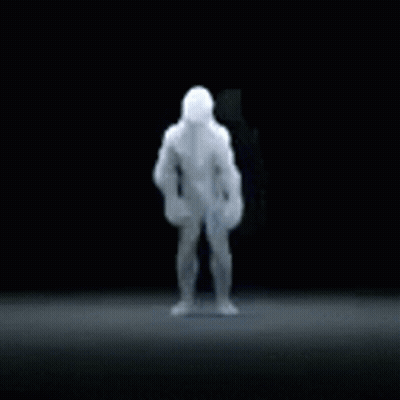 Blue And White Smoke Explosion GIF