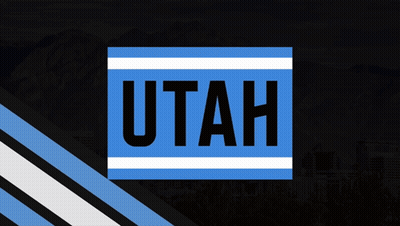 Blue And White Square With Utah GIF