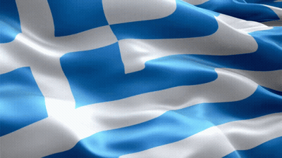 Blue And White Striped Fabric Close Up GIF