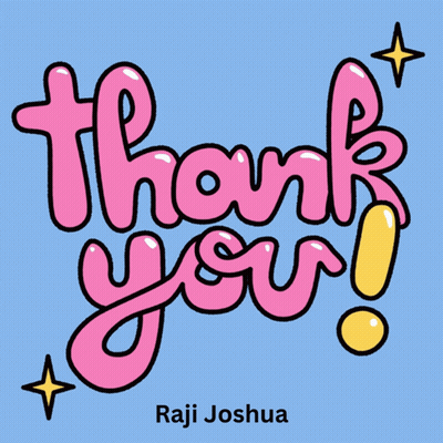 Blue And White Striped Pink Thank You Background GIF