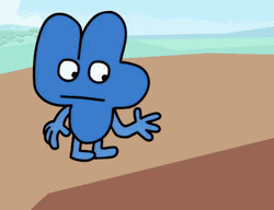 Blue Animated 4 And Yellow X GIF