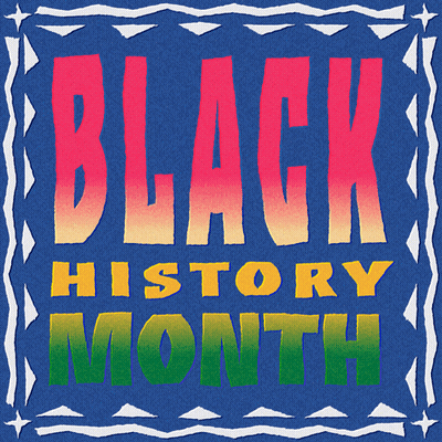 Blue Background Black History Month GIF