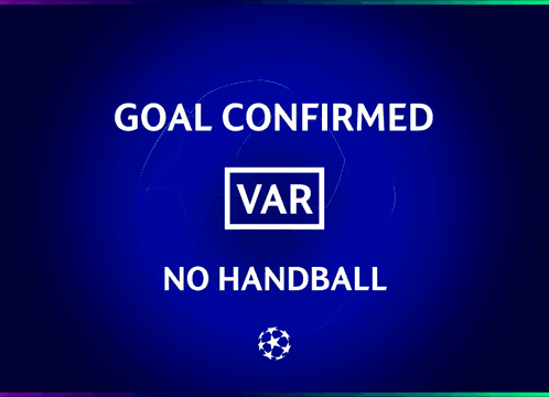 Blue Background Goal Confirmed Var GIF