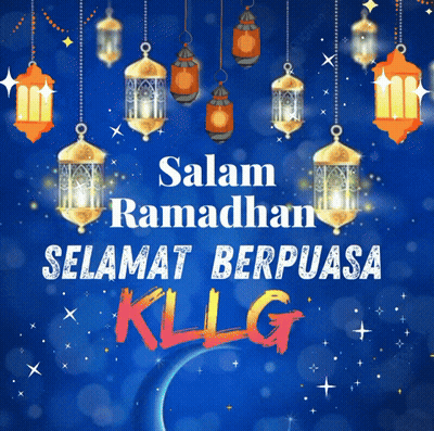 Blue Background Lanterns Salam Ramadhan GIF