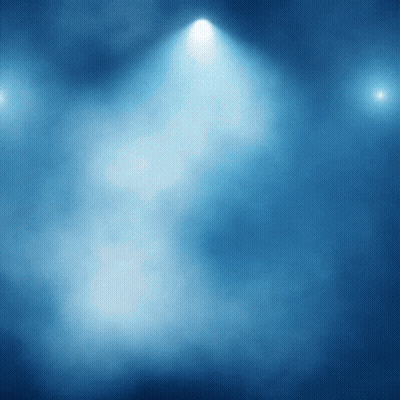 Blue Background Light Shining Through Fog GIF