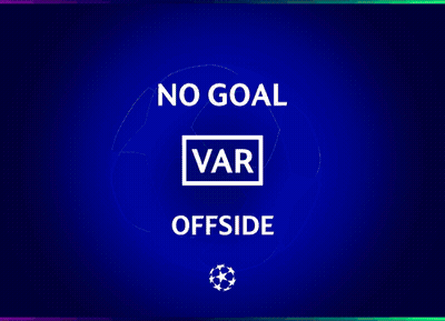 Blue Background No Goal Var Offside GIF