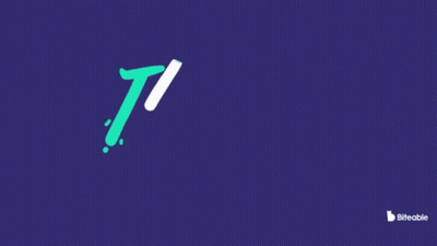 Blue Background Saying Thank You GIF