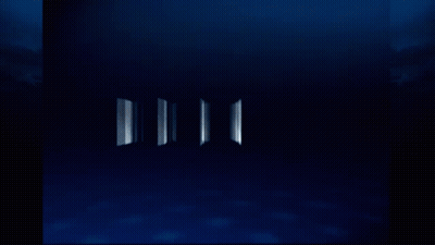 Blue Background Senate And Red White Flag GIF