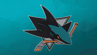 Blue Background Shark With Win GIF