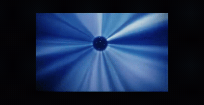 Blue Background With Circle GIF