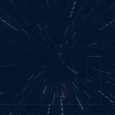 Blue Background With Face Search AI In White GIF