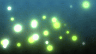 Blue Background With Green Circles GIF