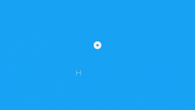 Blue Background With Hedera Hashgraph GIF