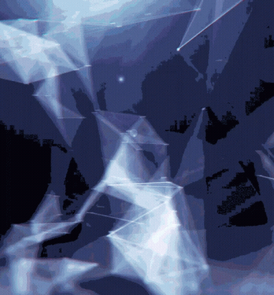 Blue Background With Lines And Triangles GIF