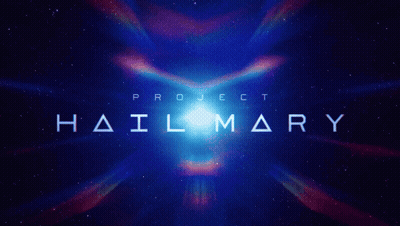 Blue Background With Project Hail Mary GIF