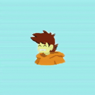 Blue Background With Purple And Green Paint Spots GIF