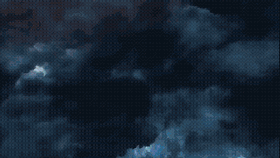Blue Background With Purple Glowing Number 2 GIF