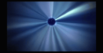Blue Background With Radiating Rays GIF