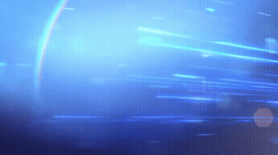 Blue Background With Rainbow GIF