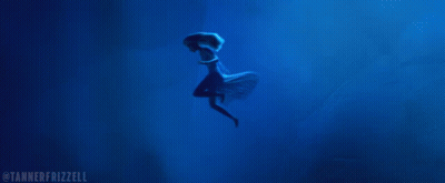 Blue Background With Tannerfrizzell Watermark GIF