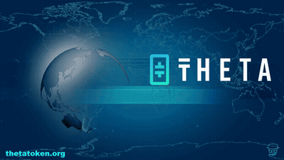 Blue Background With Theta GIF