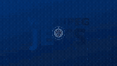 Blue Background With White Goal GIF