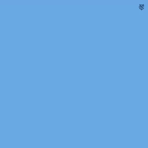 Blue Background With Words Come On New York GIF