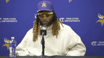 Blue Background With Yellow Bear Saying Go Bears GIF