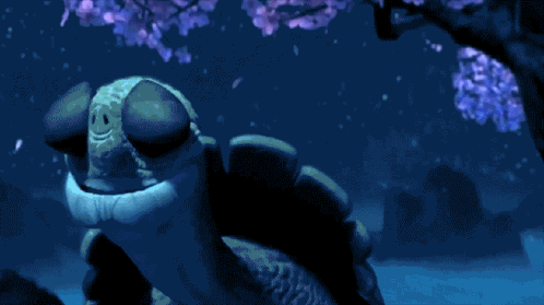 Blue Background With You Must Continue Without GIF