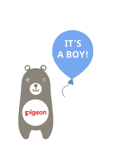 Blue Balloon It's A Boy Sticker