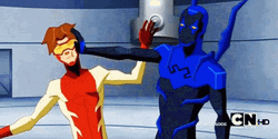 Blue Beetle And Impulse GIF
