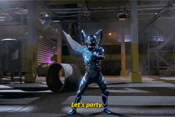 Blue Beetle Let's Party GIF