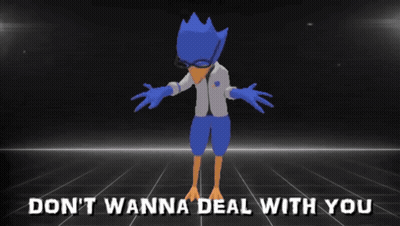 Blue Bird Dancing Don't Wanna Deal With You