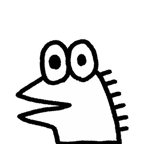 Blue Bird With Black Beak Sticker
