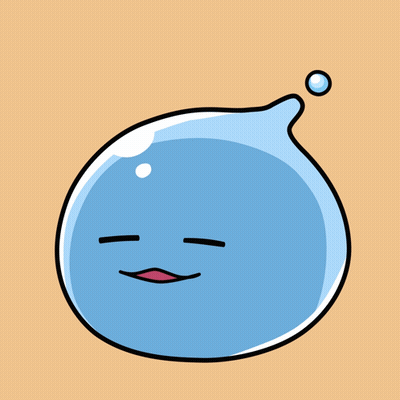 Blue Blob With Bubble Coming Out of Head