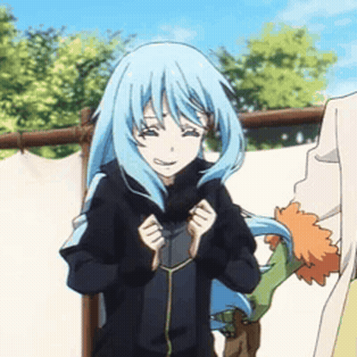 Blue Blob With GIFMagazine Logo GIF