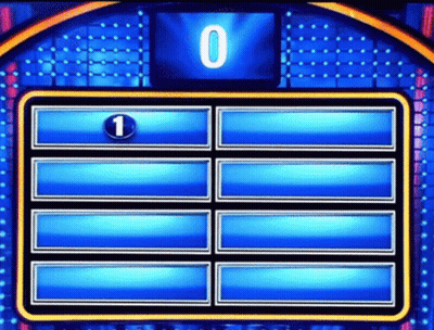 Blue Board With Number 0 GIF