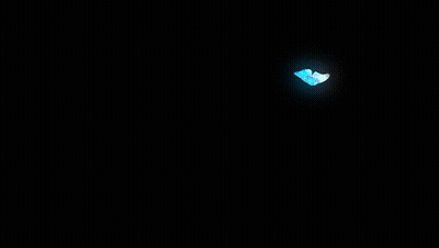 Blue Butterfly Flying GIF