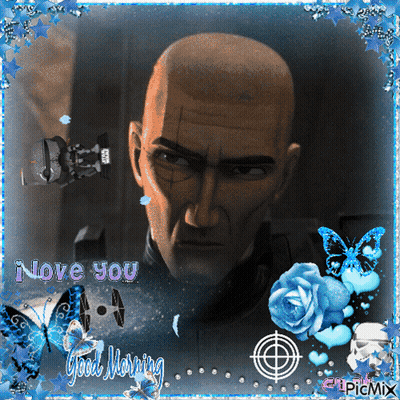 Blue Butterfly On Water Saying Blue Butterfly GIF
