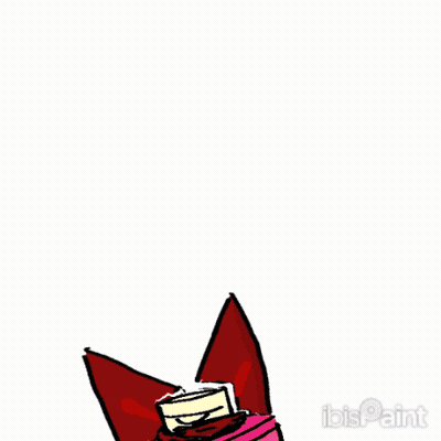 Blue Can With Arms, Legs, And Yellow Bow GIF