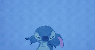 Blue Cartoon Character With Mouth Open Showing Teeth GIF