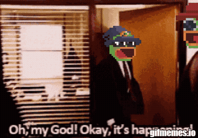 Blue Cat It's Happening GIF