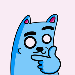 Blue Cat Me GIF
