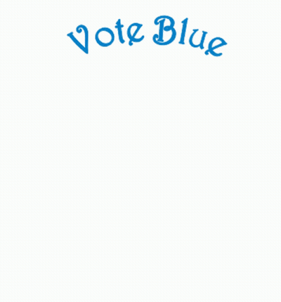 Blue Circle Donkey Vote Blue GIF